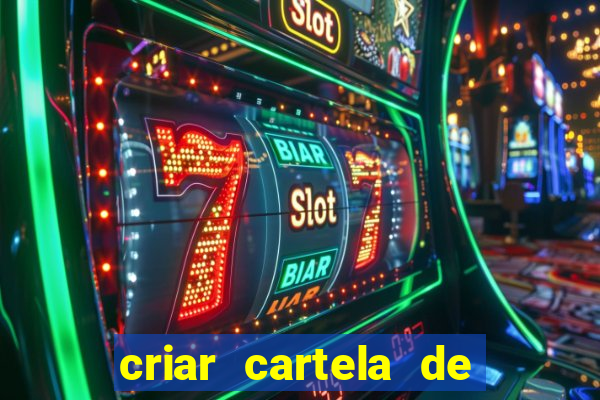 criar cartela de bingo no word